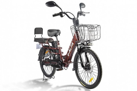 Электровелосипед GREEN CITY e-ALFA LUX (коричневый)