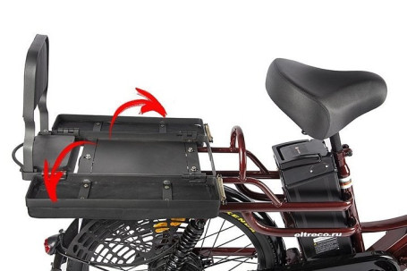 Электровелосипед GREEN CITY e-ALFA LUX (коричневый)