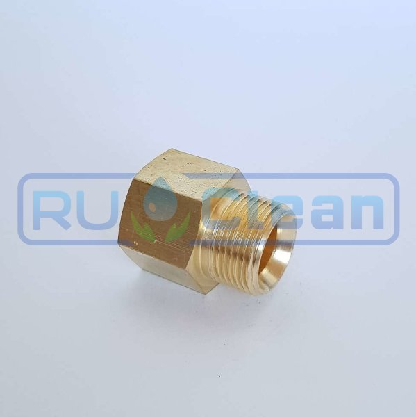 Переходник М22х1.5ш-1/2г (лат)