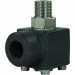 Переходник угловой 1/4"ш-3/8"г (280бар, нерж/пласт, вращ) R+M
