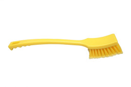 Щётка ручная с длинной ручкой FBK (410х45мм, ворс мягкий, желтый)