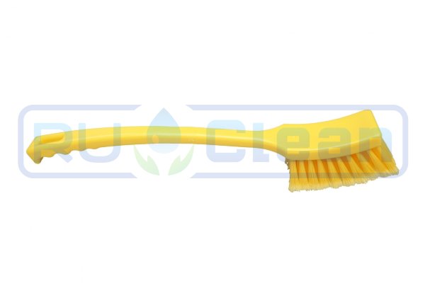 Щётка ручная с длинной ручкой FBK (410х45мм, ворс мягкий, желтый)