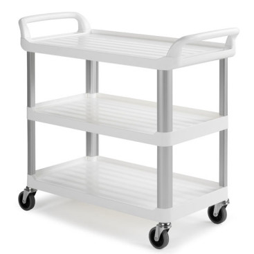 Тележка TTS Shelf 3700 (3 полки, колеса d125мм, белый)