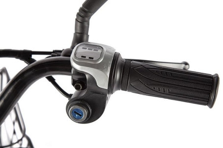 Электровелосипед GREEN CITY e-ALFA LUX (красный)