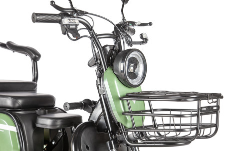 Трицикл электрический Rutrike Пилот (зеленый)