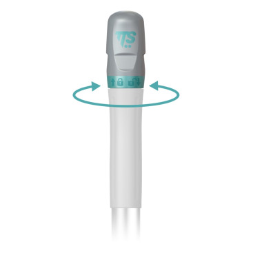 Комплект TTS KIT Blick INFINITY (тел. ручка, рамка 38,5х9,5см, шарнир)