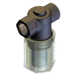 Фильтр для воды F5 (150мкм, 1/2"г-г, с отстойником) PA