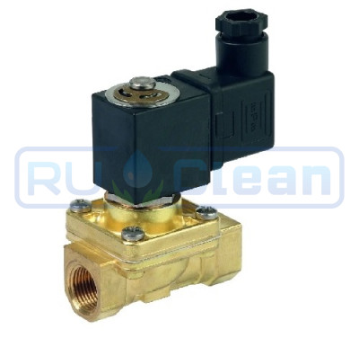Клапан электромагнитный DN 15 (10 бар, 1/2г-г, латунь, 220В) TITAN