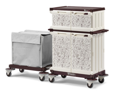 Тележка TTS MagicArt 252-Z Safety Plus (закрытая, с доп тележкой, рисунок ANTHEA)