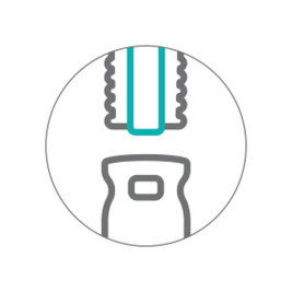 Щетка TTS овальная (держатель Lampo, для телескоп. штанг)