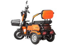 Трицикл электрический Rutrike Gelbert Caf (48/60V, 600W, синий)