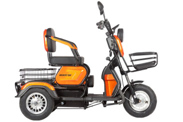 Трицикл электрический Rutrike Gelbert Caf (48/60V, 600W, синий)