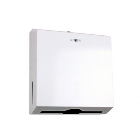 Диспенсер для полотенец Nofer industrial evo (нерж., белый) (04006.W)