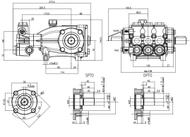 Насос высокого давления HAWK NPM 1825R (1450 об/мин)