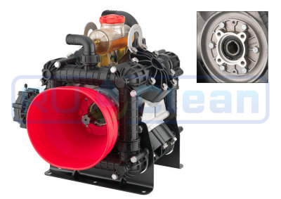 Мембранный насос AR 380 BP C/F (BlueFlex, 20 бар, 367.7 л/мин, ВОМ 1"⅜-полый вал 32 мм)