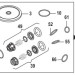 Ремкомплект Comet KIT100, KIT120 (BP 110/115/135, мембрана NBR)