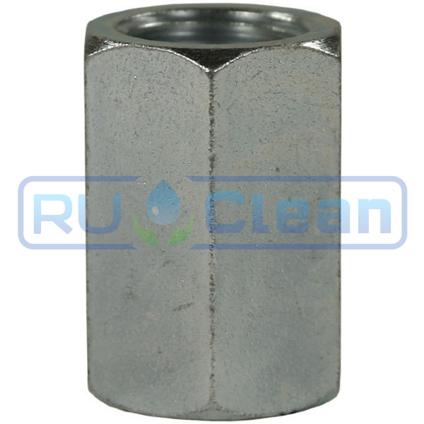 Переходник 1/2"г-1/2"г (400бар, нерж) R+M