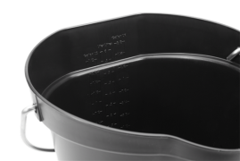 Ведро Vikan (черный, 6л)