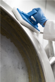 Держатель пада ручной Vikan (235мм, синий)