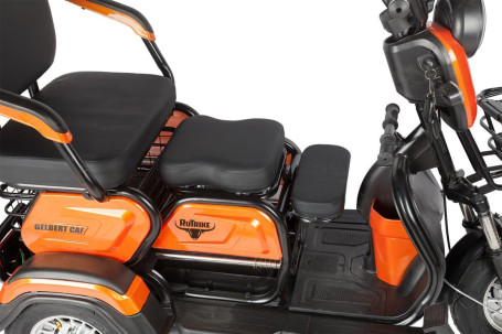  Трицикл электрический Rutrike Gelbert Caf 48V/60V 600Вт (черный)