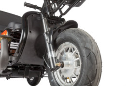  Трицикл электрический Rutrike Gelbert Caf 48V/60V 600Вт (синий)