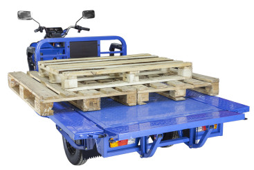 Трицикл электрический Rutrike Габарит 1700 60V1200W (серый)