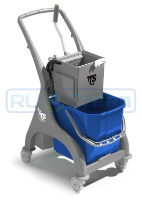 Тележка TTS Nick (25л, отжим O-KEY, серый)