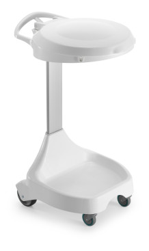 Держатель мешка TTS Smile W-10 (колеса, крышка белая)