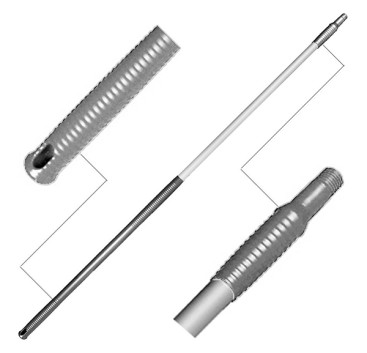 Рукоятка Schavon (Ø32х1500мм, серый)