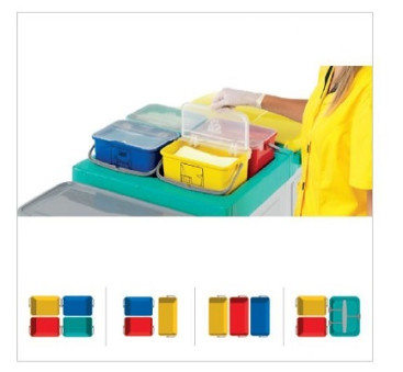 Тележка TTS Magic System 720B (4х1л, держатель мешка 120л)