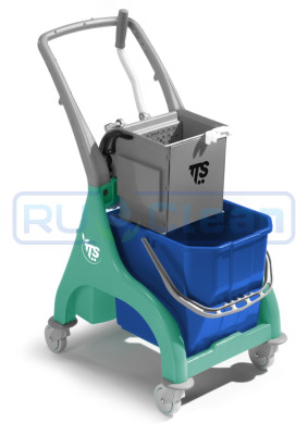 Тележка TTS Nick (25л, отжим O-KEY, зеленый)