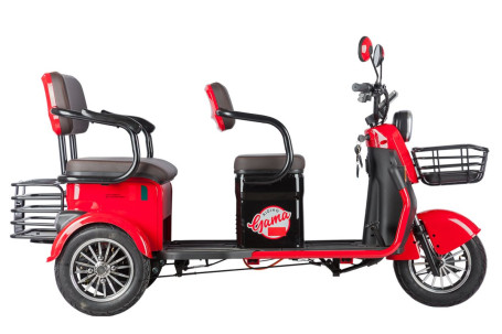 Трицикл электрический Rutrike Gelbert Kappa (48/60V, 650W, синий) (0000268-3043)