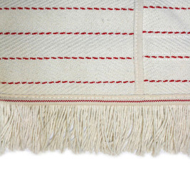 Моп с карманами TTS (100х13см, хлопок, для сухой уборки, белый)