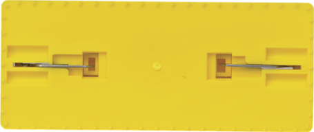 Держатель пада ручной Vikan (235мм, желтый)