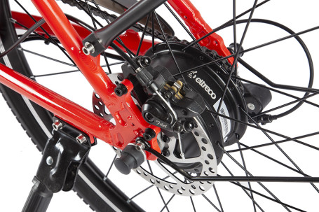 Электровелосипед Eltreco White (бело-красный)