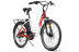 Электровелосипед Eltreco White (бело-красный)