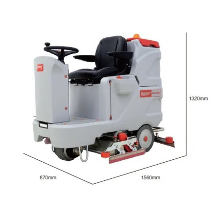 Поломоечная машина Bennett Hussar H120-75R PRO (300Ач, Li)