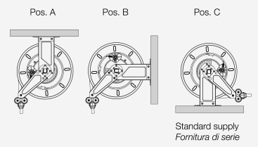 Барабан высокого давления FAICOM VLX 3820 ST (400бар, 20м, нерж)