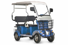 Трицикл электрический Rutrike Gelbert Hara 48V/60V 600Вт (синий)