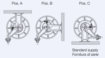 Барабан высокого давления FAICOM VL 3820 ST (400бар, 20м, окраш)