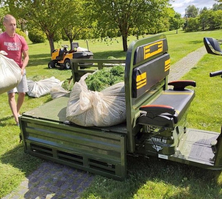 Трицикл электрический Rutrike Антей-У 1500 60V1000W (зеленый)