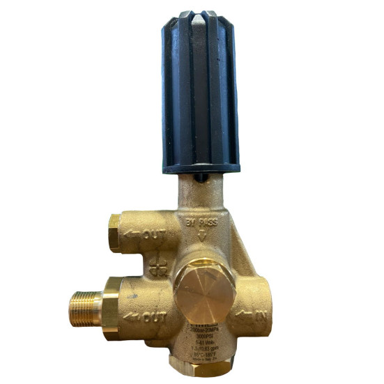 Регулятор давления IPG ZKHM (200бар, 40л/мин, 3/8&quot;г-3/8&quot;ш, By-pass 1/4&quot;г)