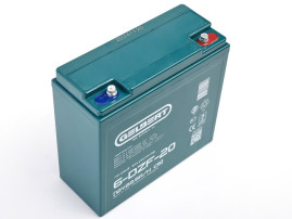 Тяговый аккумулятор Gelbert 6-DZF-20 (12В, 22,5Ач, AGM)