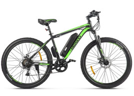 Электровелосипед Eltreco XT 600 D (черно-зеленый)