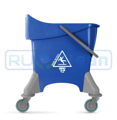 Ведро TTS PILE (30л, колеса, без отжима, синий)