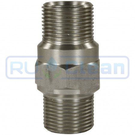 Переходник М22х1.5ш-М22х1.5ш (нерж, 500 бар) R+M