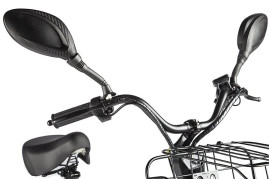 Трицикл электрический Eltreco Porter Fat 700 (серебристый)