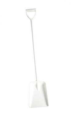 Лопата литая FBK (полипропилен, 270х340х1330 мм, белый)