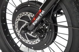 Трицикл электрический Eltreco Porter Fat 700 (черный)