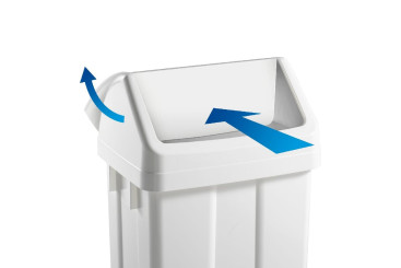 Ведро TTS MAX (25л, крышка маятниковая, коричневый)